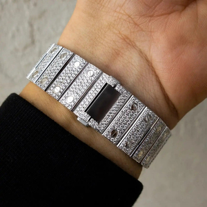 Reloj de Hip Hop con diamantes cultivados en laboratorio automático de lujo de la mejor calidad para regalar informales y fiestas - Product Image 3