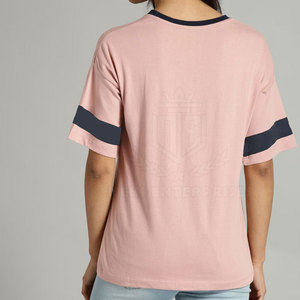 T-shirts pour femmes de couleur unie à bas prix T-shirts pour femmes en gros T-shirts pour femmes au design unique - Product Image 3