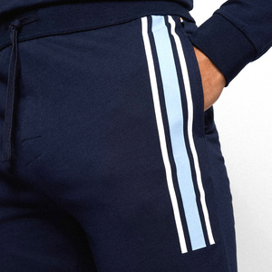 Nouveau design – Survêtement sportif pour homme grande taille en molleton bouclette – Écologique, respirant, coupe-vent, léger, col en V - Product Image 4