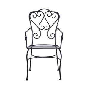 Hand Finished Cast Iron Garden <b>Chair</b> Unique Modern Design for <b>Vintage</b> Outdoor Park Decor Weatherproof Material - Product Image 3