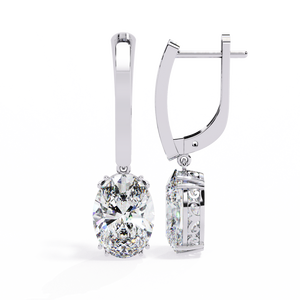 Pendientes Brillantes de Oro de 18K con Diamante Cultivado en Laboratorio, Pendientes de Diamantes Premium - Product Image 2