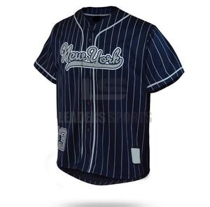 Uniforme de Béisbol Personalizado con Impresión por Transferencia de Calor, Transpirable, 100% Poliéster, Antibacterial, de Secado Rápido, para Hombre Adulto, Venta al Por Mayor - Product Image 2