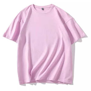 Haute qualité 100% coton col rond hommes surdimensionné T-shirts confortable anti-rides t-shirt personnaliser logo T-shirts pour hommes - Product Image 6