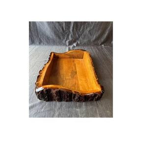 Handmade Square Mango Wood Tray Eco-Friendly <b>Disposable</b> Serving <b>Platter</b> for Home Hotel Restaurant Kitchenware - Product Image 1