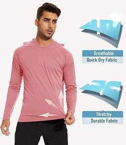 Sudadera con Capucha para Hombre, Estilo Casual de Invierno, Lavado Ácido, Color Sólido, Secado Rápido, Transpirable, Corte Regular, 100% Algodón, con Bolsillo - Product Image 1