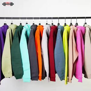 Sudadera con capucha de lana de algodón pesado de invierno para hombre de alta calidad de ajuste regular 300gsm - Product Image 4