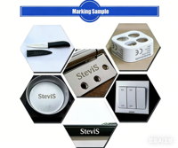 Machine de marquage laser à fibre SteviS avec axe rotatif pour la gravure/découpe de bijoux en métal DXF/AI/DWG 20W-100W CNC refroidissement par eau/air
