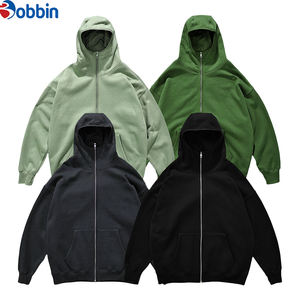 Hot Selling Outdoor Custom Panels Masked Hoodies <b>Thick</b> <b>Fleece</b> Zipper Up Men's Hoodies Comfortable with Make Your Own Design - Product Image 6
