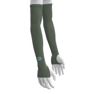 Manchons de compression avec trou pour le pouce, imprimé camouflage, en spandex, anti-UV, protection thermique, pour cyclisme, course à pied, triathlon, hommes et femmes - Product Image 2