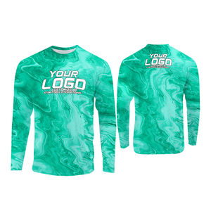 เสื้อกันแดดแขนยาว UPF 50 + สำหรับผู้ชายเสื้อแห้งเร็วสำหรับใส่วิ่งตกปลาน้ำหนักเบาแห้งเร็ว - Product Image 1