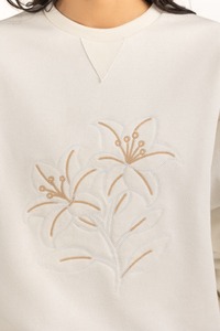 Sudadera de Algodón de Gran Tamaño para Mujer, Estilo Holgado, con Logotipo Personalizado Bordado, Tejido de Felpa para Invierno 2024-25 - Product Image 2
