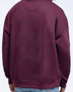 Sudadera con Capucha Extra Grande de Color Sólido para Hombre, 100% Algodón, Manga Larga, Informal, con Bolsillo Tipo Canguro, para Otoño e Invierno, Ropa de Calle - Product Image 5