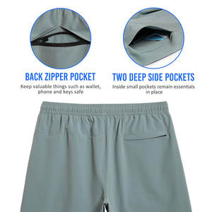 Shorts de sport pour hommes, shorts de course à pied, shorts de sport de plein air, shorts de sport de gym, séchage rapide, extensible, cargo, respirant, décontracté pour hommes - Product Image 4