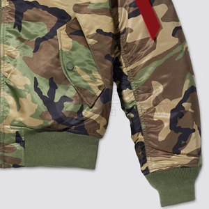 Chaquetas de bombardero personalizadas de alta calidad para hombre, chaquetas de bombardero impermeables de diseño superior transpirables de secado rápido para hombre - Product Image 6