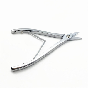 Surgiright, herramientas profesionales de manicura y pedicura, pinzas para cutículas de uñas de acero inoxidable plateado para eliminar la piel muerta, ortopédicas - Product Image 3