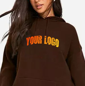 Nueva llegada Jersey de algodón para mujer, Top corto con capucha, sudadera suave, decoración de encaje, cordón, pieza de Hip Hop - Product Image 5