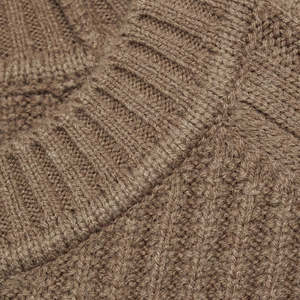 Pulls en tricot pour hommes d'hiver 100% coton Couleur unie Entièrement respirant Séchage rapide Manches longues Logo personnalisé Haute qualité - Product Image 6