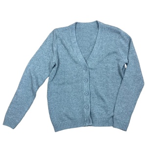 เสื้อคาร์ดิแกนผู้ชายแขนยาว คอวี ลายสก็อต ดีไซน์พิเศษ สำหรับฤดูหนาว แบบโปร่ง ติดกระดุม  ลำลอง  ถักนิตติ้ง  ตกแต่งด้วยลายปัก - Product Image 1