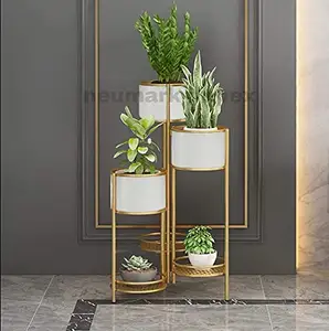 AWESOME PLANTER FOR HOME DECORE and PLANTATION with white powder coating fineshes planter and stand