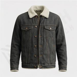 Chaqueta Vaquera de Moda para Mujer, Cuello Camisero, Transpirable, Ecológica, de Algodón, Prenda Exterior Elegante, Ropa Casual de Calle, Color Personalizado - Product Image 1