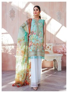 Nouveautés Robes Salwar Kameez en Coton Lawn Faible MOQ – Robes Décontractées de Créateurs Indiens Pakistanais Pour Femmes - Product Image 2