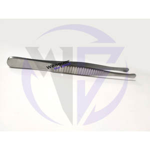 Pinzas Quirúrgicas Rusas de 15 cm, Rectas, de Acero Inoxidable, con Dientes Acampanados en la Parte Superior, Fabricadas por Wenquar - Product Image 1