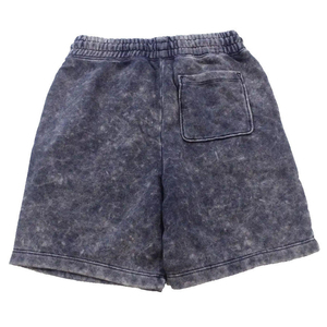 Top Selling <b>Men's</b> 100% Cotton Acid Washed Fleece <b>Shorts</b> Warm Stylish Solid Pattern Elastic Waist-Corduroy - Product Image 3