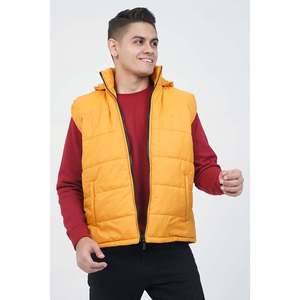 Men's AGATHON Breathable Waterproof Winter Puffer <b>Jacket</b> Plus Size Hooded Parka Zipper Closure Polyester Cotton Logo Print - Product Image 1