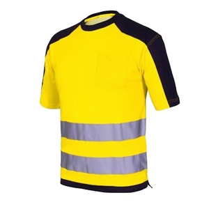 Construction Workwear T Shirt High Visibility Shirts Hi Vis Reflective Safety Shirts - Product Image 1