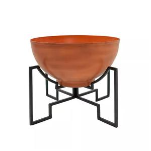 Iron <b>Table</b> <b>Top</b> Planter <b>Stand</b> with Printed Pot Durable Rust Free Suitable for Home and Office Indoor Outdoor Plants <b>Desk</b> Decor - Product Image 2