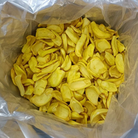 Zoete Knapperige Gedroogde Jackfruit Chips Van Vacuüm Gedroogde Rijpe Jackfruit Gemaakt In Vietnam