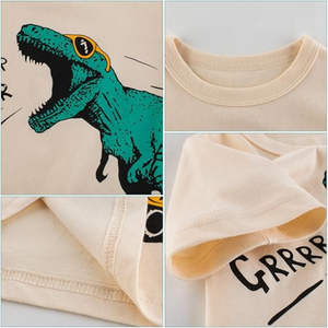 Toddler Boy Knitted Cotton Short Sleeve O-Neck Eco-Friendly Tee Shirt Boutique <b>Clothes</b> Summer Kids Clothing Made Bangladesh - Product Image 6
