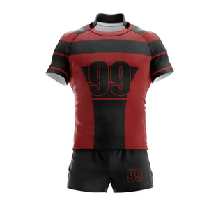 Vente en gros de maillots de rugby personnalisés ensemble de vêtements de sport d'équipe uniques à sublimation pour l'entraînement et le fitness - Product Image 1