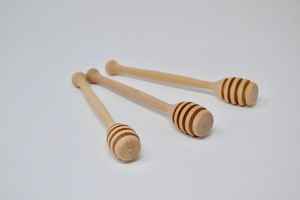 Varita de madera tradicional para miel, palo de llovizna seguro para alimentos para uso diario, palo de madera orgánico - Product Image 3