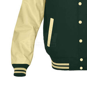 Chaqueta Letterman Personalizada de Alta Calidad, Ecológica, Transpirable, 100% Algodón, Mangas Largas, Último Diseño, Superventas - Product Image 5