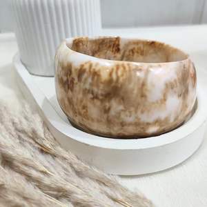 Ensemble de bracelets en résine tissée à la main UnfoldSelf, imperméable, couleur personnalisable, bracelet de luxe tendance, déclaration de mode, bracelet de mariage - Product Image 6