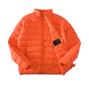 เสื้อแจ็คเก็ตพัฟเฟอร์บุหนาแบบพรีเมียมสำหรับผู้ชาย - ซิปปิดทันสมัย สไตล์สตรีทแวร์ เสื้อโค้ทกันหนาว มีไซส์พลัส - Product Image 6