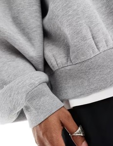 Thermal Boxy Oversized Pullover Hooded Sweatshirts Custom logo Drop Shoulder 3D Embroidery Sweatshirt 100% Cotton Men's Hoodies - Product Image 5