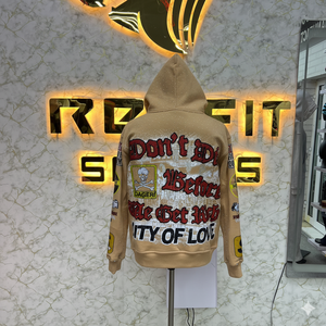 Qualité professionnelle à l'usine, le plus demandé, sweat à capuche à fermeture éclair, imprimé, fabriqué en usine, sweats à capuche à bas prix pour hommes - Product Image 5