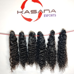<b>Cheap</b> Natural Color Black Women Indian Remy Full Lace 100g Cuticle Aligned Wholesale Processed Bundle Human Hair <b>Extensions</b> - Product Image 3