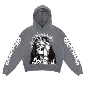 เสื้อฮู้ดดี้ผู้ชายคุณภาพสูง ผลิตตามสั่ง ผ้าฝ้าย 100% พิมพ์ลายดิจิทัล แห้งเร็ว เป็นมิตรกับสิ่งแวดล้อม สำหรับฤดูหนาว - Product Image 1