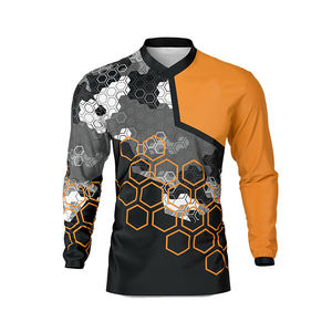 Meilleure vente de haute qualité respirant coupe-vent sublimé à manches longues Motocross Racing Jersey imprimé Techniques en gros - Product Image 1