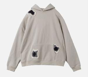 Sweat à capuche patchwork personnalisé d'un fabricant d'antiquités de qualité supérieure Sweats à capuche surdimensionnés pour hommes - Product Image 5