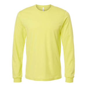 Bella Canvas 3501 T-shirts unisexes en jersey uni à manches longues en trois mélanges - Product Image 5