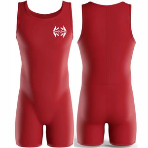 ชุดมวยปล้ำแบบสั่งทำพิเศษ ชุดยูนิฟอร์มมวยปล้ำคุณภาพดีที่สุด สำหรับเยาวชน แบบไม่มีสาย ผลิตจากโพลีเอสเตอร์ + สแปนเด็กซ์ ขายส่งชุดยกน้ำหนัก - Product Image 1