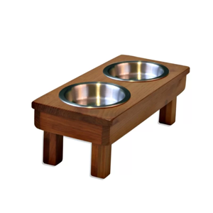 Manufacture and Wholesale Solid Wooden Pet Feeder <b>Stand</b> Handcrafted Pets Toys and Accessories From Vietnam - Product Image 3
