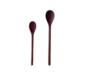 Ensemble de serveurs à salade en bois poli pour salade soupe fruits épicés mélange décor à manger ensemble de serveurs à salade en bois léger - Product Image 3