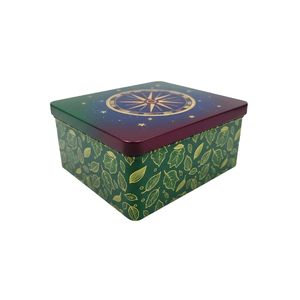Custom Tin Plate Rectangular <b>Hinged</b> Lid Food Grade Tin <b>Box</b> Multipurpose Packaging <b>for</b> Candy & Cookies - Product Image 5