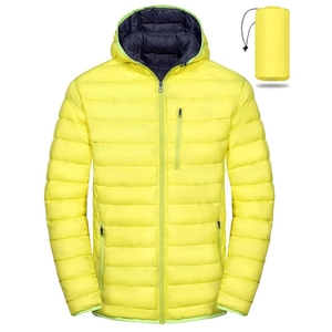 Chaqueta de invierno gruesa para hombre, cortavientos, con capucha extraíble, tipo burbuja, en venta. - Product Image 5