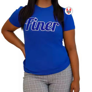 Finer chenille เสื้อยืด Zeta phi Beta sorority ผ้าฝ้ายนิ่มปักประกายสีเงินมีสไตล์ใส่สบายเครื่องแต่งกายกรีกคลาสสิก - Product Image 1